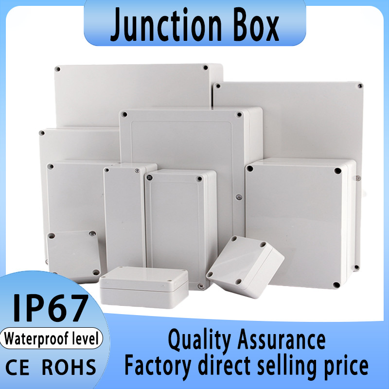 F-type ABS new material Ip67 waterproof junction box Plastic housing Ip67 Outdoor electronic safe mo