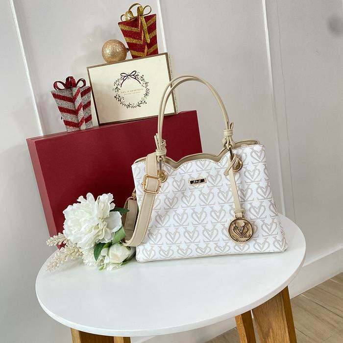 En-Ji Jihe Handbag - Cream