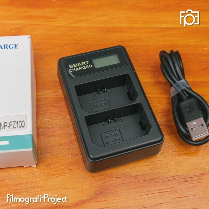 Np-Fz100 Dual Charger For Sony A7 Fx3 Fx30 A7Iii A7Iv - Used Second Copotan