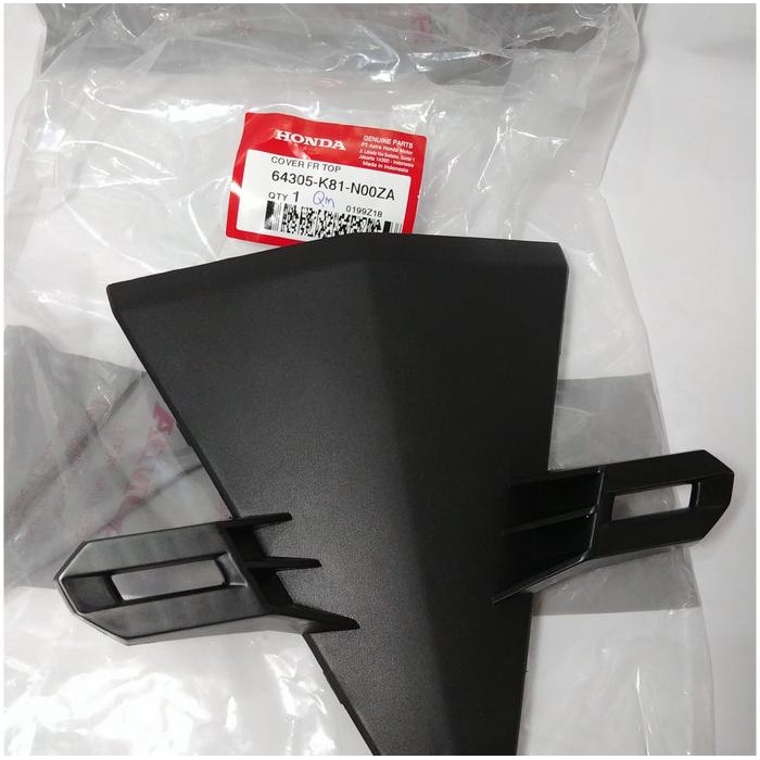 Tameng Plat Nomer Beat 2017 Fi New K81 Original Honda