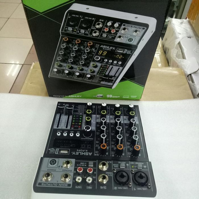 Mixer ASHLEY K-POP 4 CHANNEL ORIGINAL GARANSI