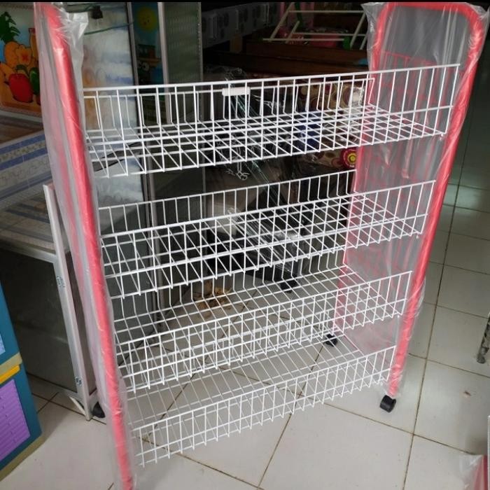 RAK MASTER JUMBO 4susun / RAK SNACK 4susun/RAK DISPLAY/RAK SERBAGUNA