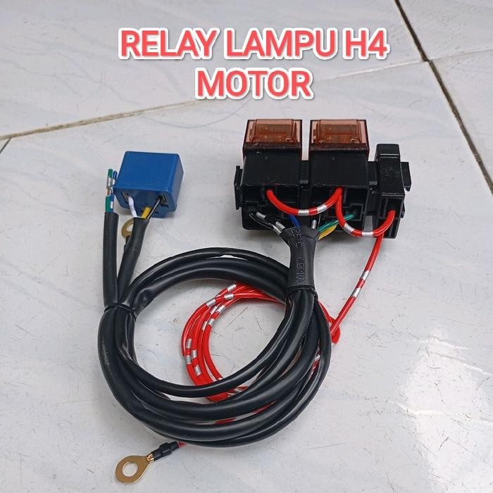 SALE  RELAY SET LAMPU H4 PNP MOTOR READY