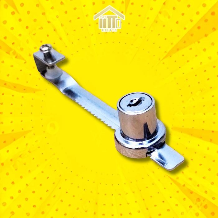 KUNCI STELING MASSAKI / KUNCI PINTU KACA / KUNCI KACA ETALASE SLIDING