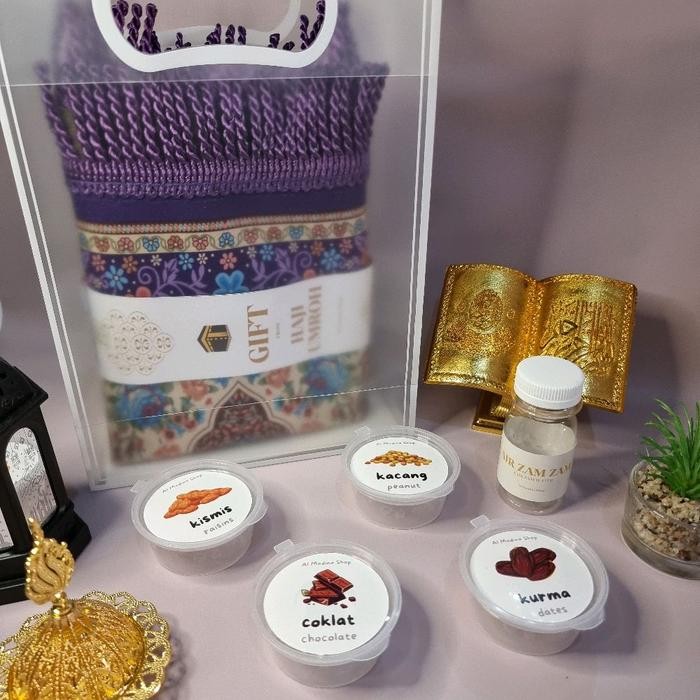 

Paket Hampers Souvenir Oleh Oleh Haji dan Umroh Lengkap dengan Sajadah Paket Haramain