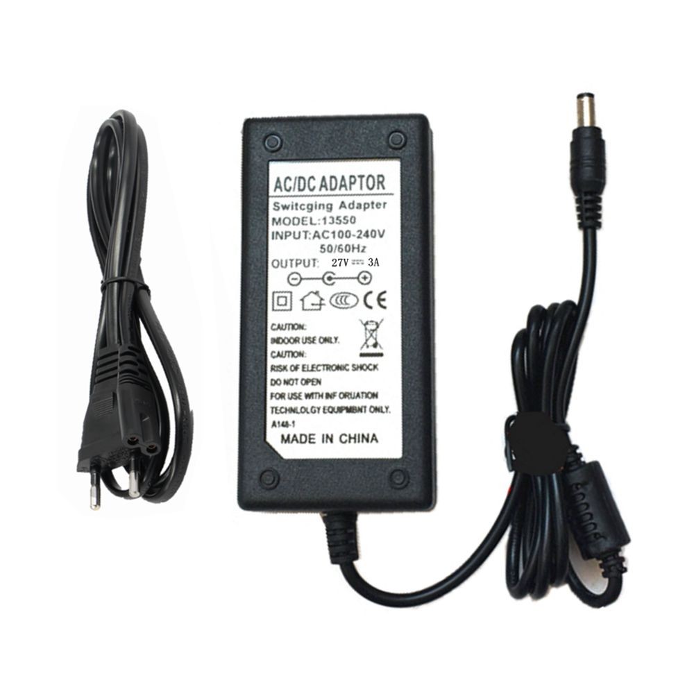 27V 2.5A 3A 27 Volt Adapter Charger AC DC Transformer Switching With