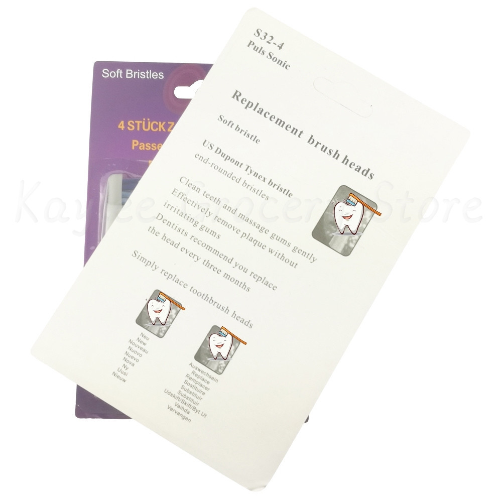 Electric Toothbrush Heads For Oral-B S32-4 SB-30A EB-417A Sonic Replacement Fits for Toothbrush 3714