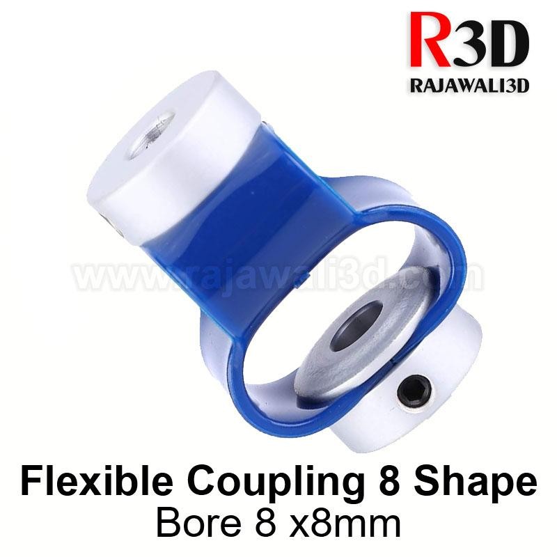Coupler Flexible Double Loop 8 Shape Encoder 8x8mm