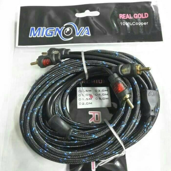 KABEL RCA / 2 RCA / 2RCA MIGNOVA 5 METER