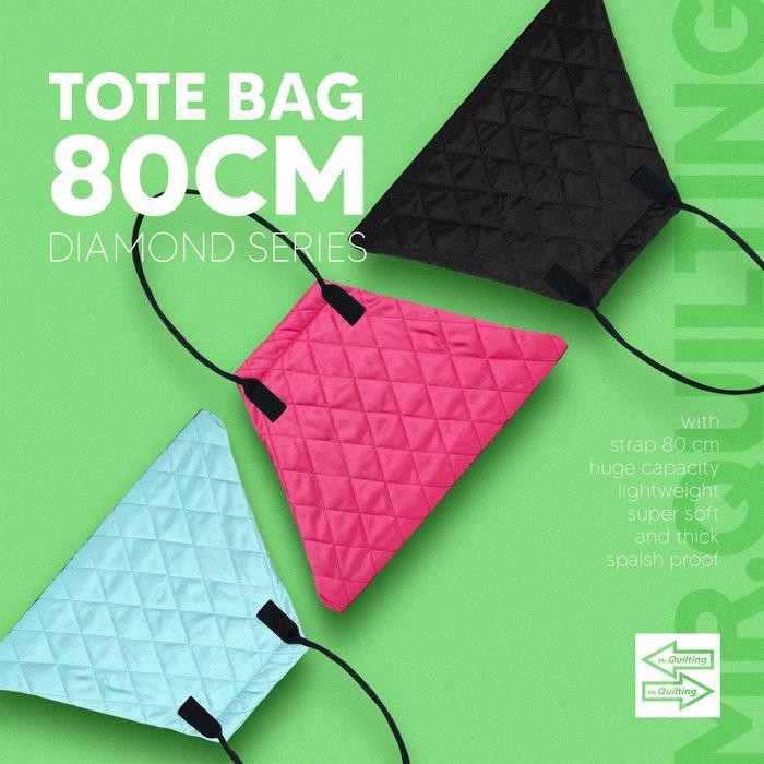Top Mr.quilting tote bag 80 cm quilting bag series diamond
