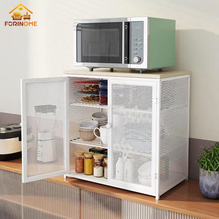 Tudung Saji 2 Pintu Lemari Makanan Piring Minimalis Rak Dapur Stainless Rak Penyimpanan Serbaguna