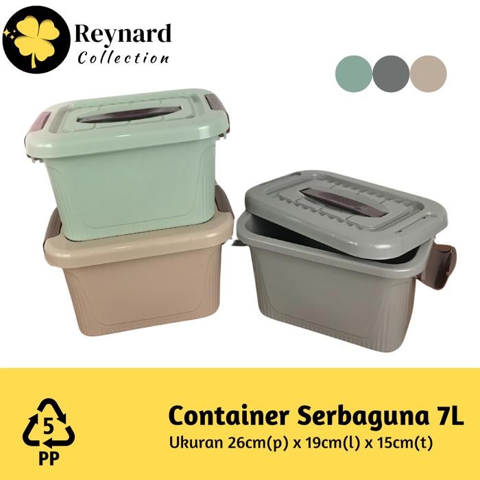 Container Serbaguna 7 Liter Box Kontainer Estetik Mini Storage Box 7L High Quality