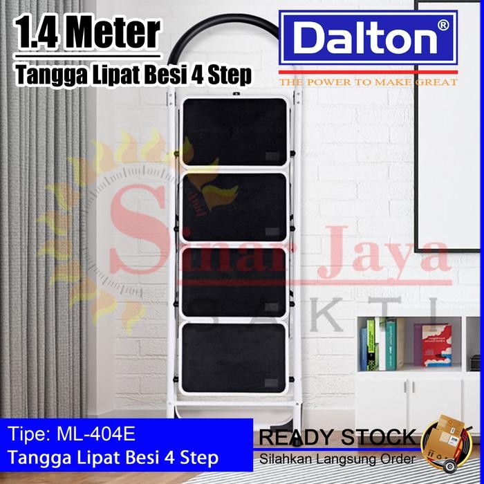 Terlaris Tangga Lipat Duduk 3-6 Step Dalton Tangga Besi Dengan Step Lebar Terlariss 