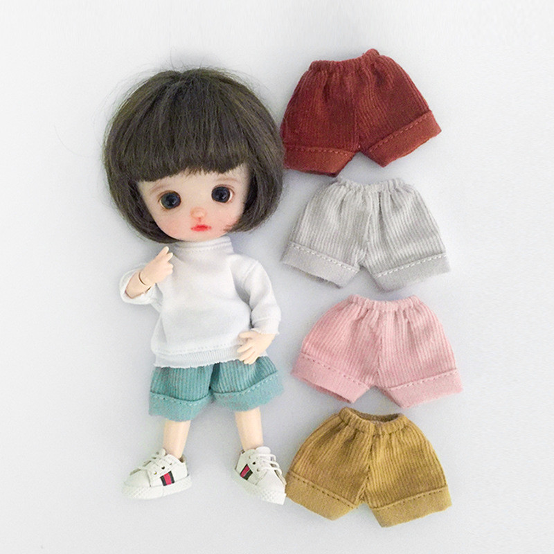 aidaaaa Handmade OB11 Doll Clothes Shorts Pants Doll Clothes For OB11 Obitsu 11 GSC 1/12 BJD Doll Cl