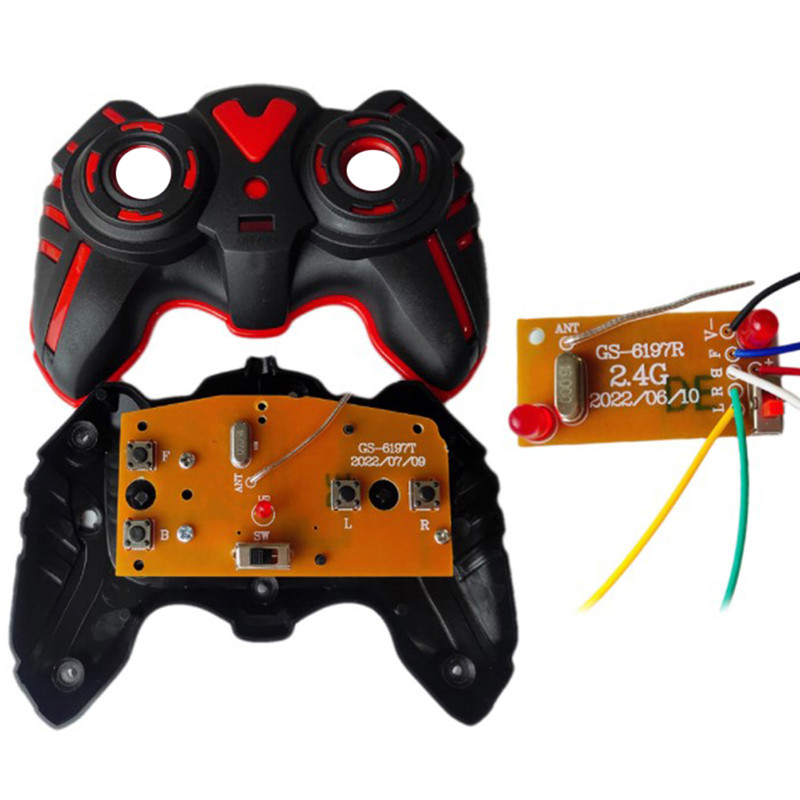 afsheen_shoppp 1Set 2.4G 4CH RC Car Remote Control Circuit PCB Transmitter And Receiver Board Part W