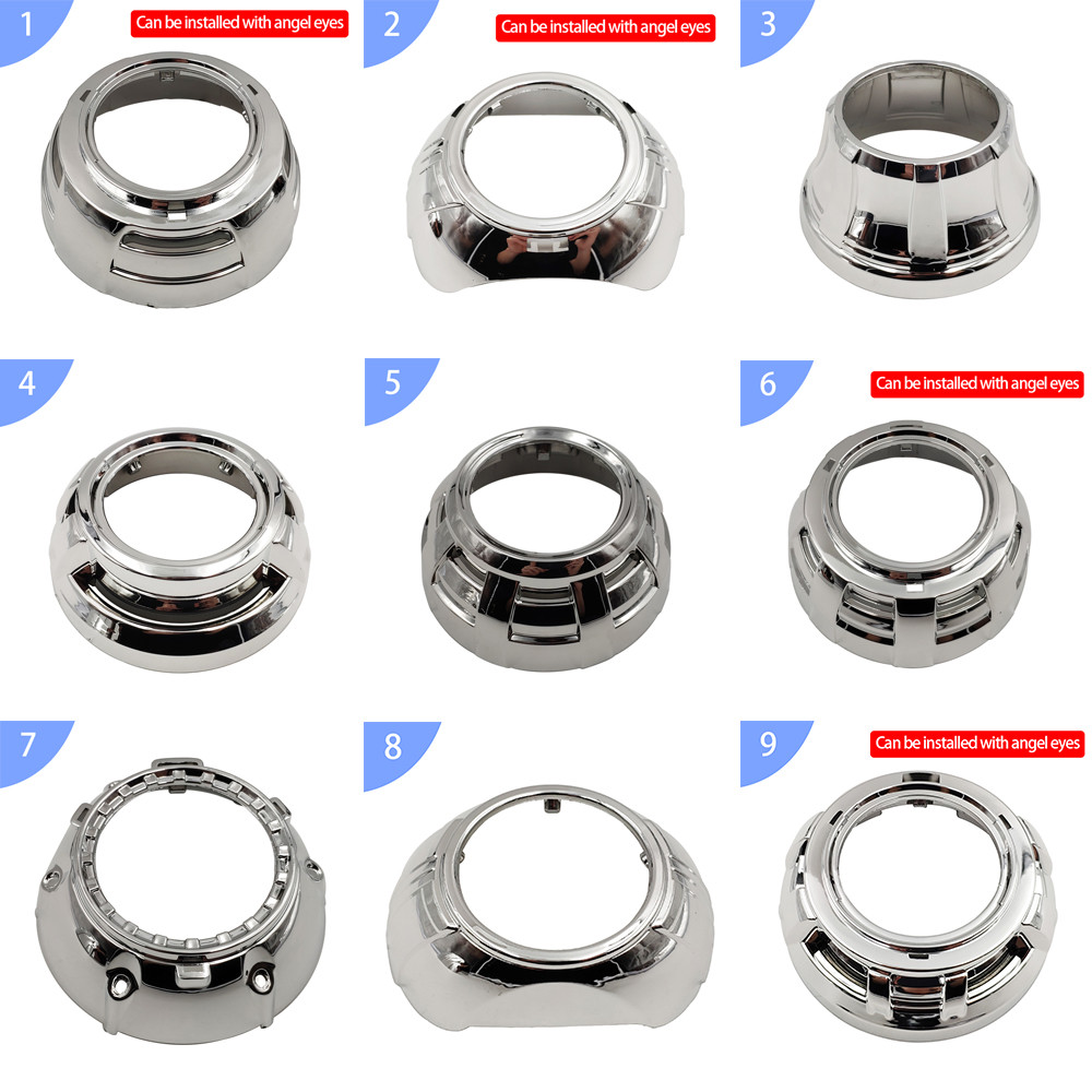 Car styling 3.0 inches projector lens shrouds Easy Install Koito Q5