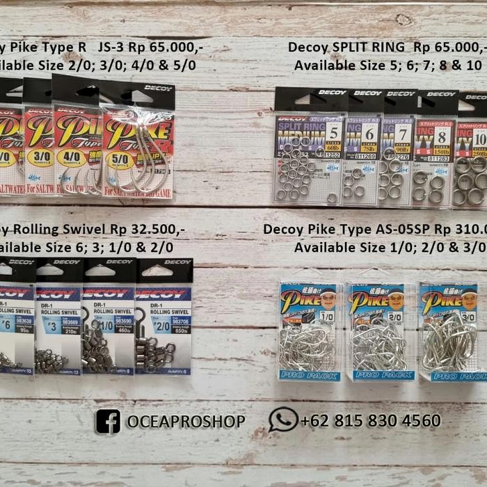 Decoy Rolling Swivel (TERBAIK) (TERBARU) (TERMURAH)