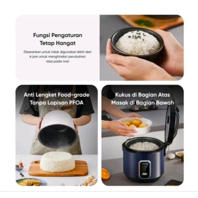 GAABOR MULTIFUNCTION RICE COOKER 2.2 L RC50M-BE01A / PENANAK NASI / MAGIC COM SERBAGUNA GABOOR