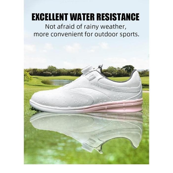 TERMURAH Golf Sepatu Wanita Wateroof Ladies Golf Shoes Anti Anti Slip READY STOCK