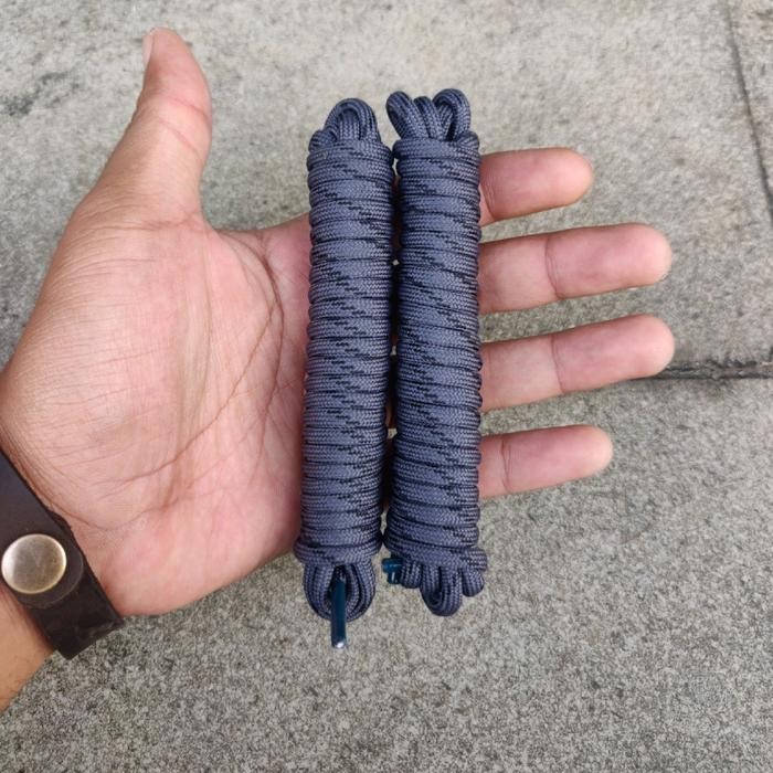 Tali Sepatu Gunung Outdoor Bulat Motif Polyester Premium Shoe Sneaker