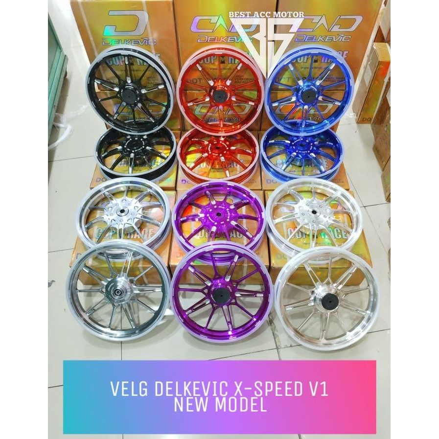 VELG DELKEVIC XSPEED MIO SPORTY M3 BEAT VARIO SCOOPY GENIO VARIO 125 VARIO 160 ring 14 VELG BEAT