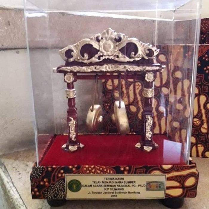 Miniatur Souvenir Alat Musik Gong