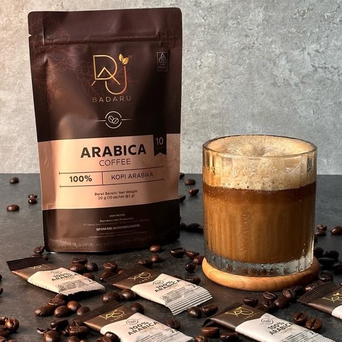 Kopi Arabika Badaru Isi 25Sachet Kopi Arabika Espresso Instan Tanpa Ampas