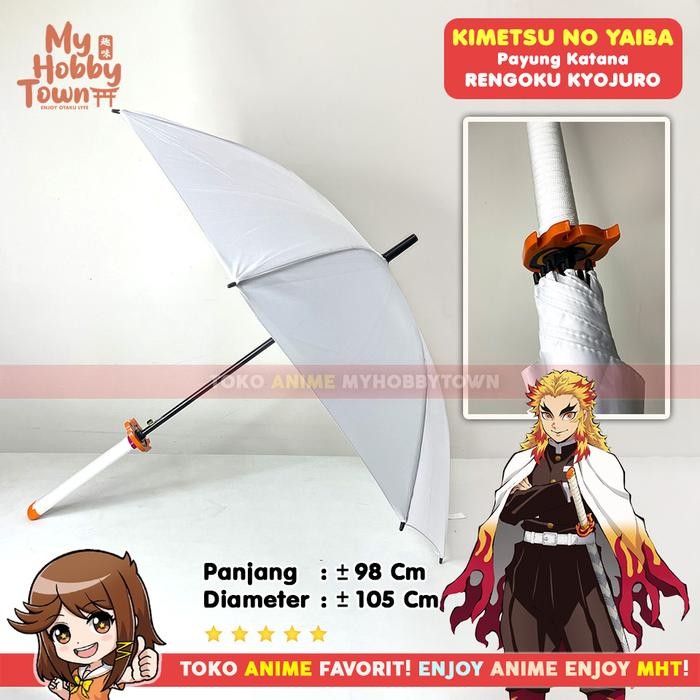 Promo Payung Anime Pedang Kimetsu No Yaiba Demon Slayer Rengoku Kyojuro