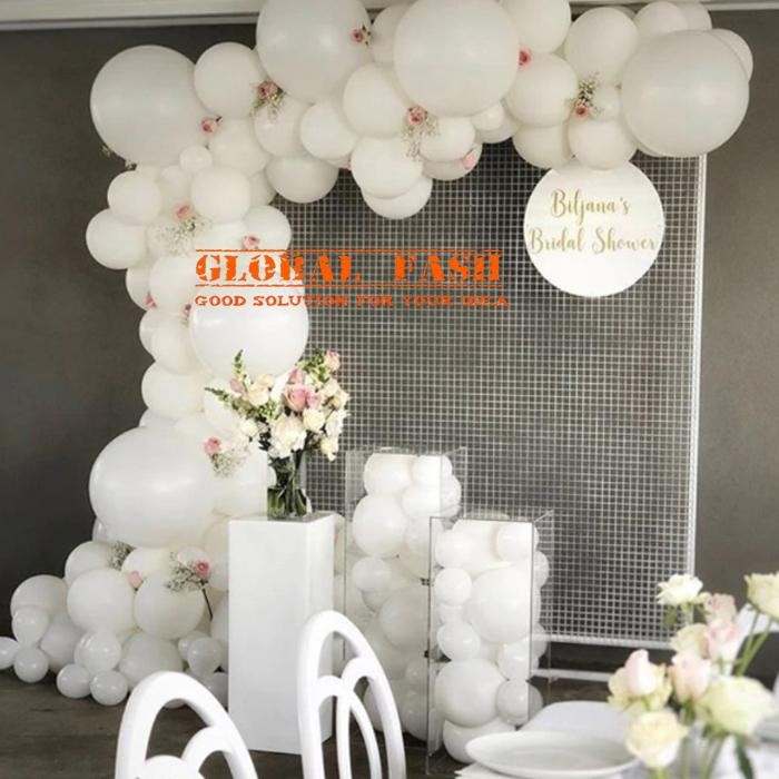 BALON LATEX JUMBO PUTIH 18 INCH / BALON JUMBO STRONG / BALON BESAR