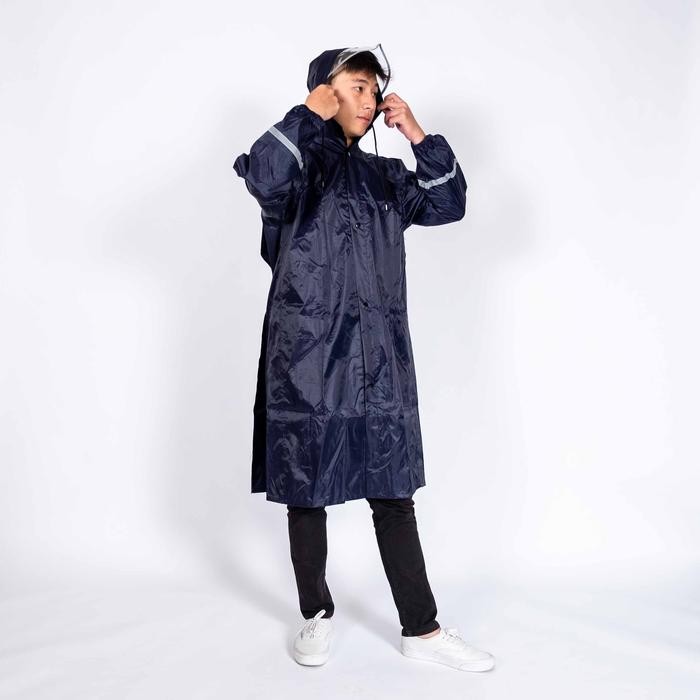 kfiv Mantel Hujan / Mantel Hujan Wanita / Jas Hujan Jumbo / 3 In 1 /Jktumbrella / Grc -