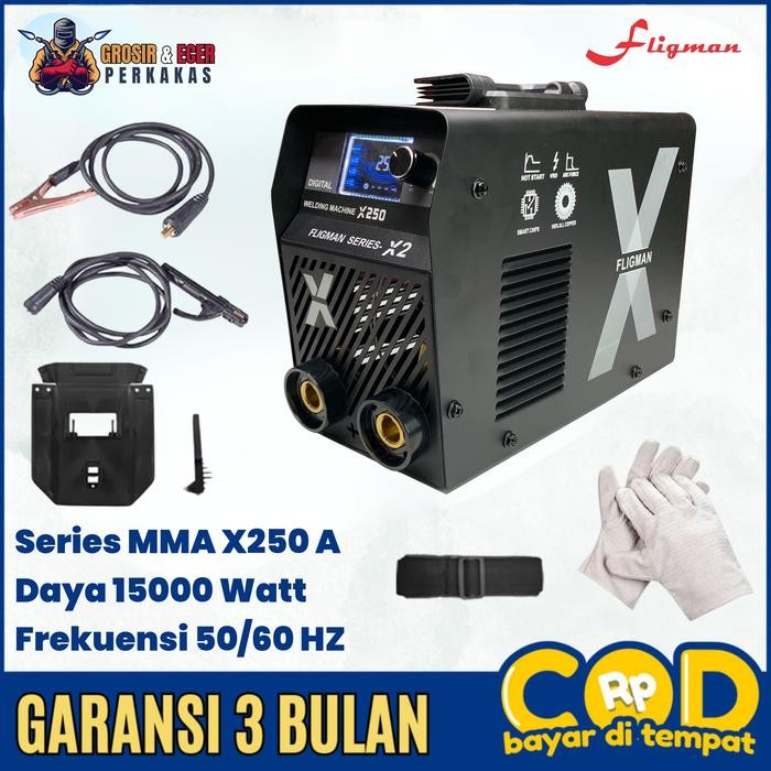 Mantab Mesin Las Listrik Mma 250 Ampere Series X250 - Trafo Las Welding Inverter Welding Machine