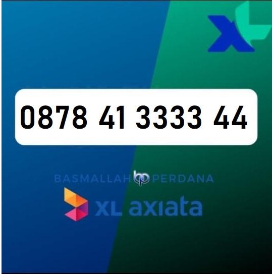 Nomor Cantik XB78 41 3333 44 Perdana XL 4G 5G YOP925