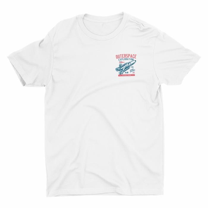 Kaos Ussr Cosmonaut Vintage Retro Outer Space Exploration T-Shirt Tee