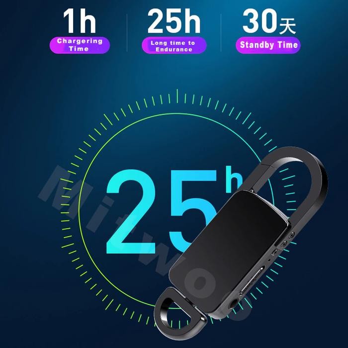 Voice Recorder 32GB Perekam Suara Audio Digital alat perekam suara Perekam Suara Dictaphone Audio