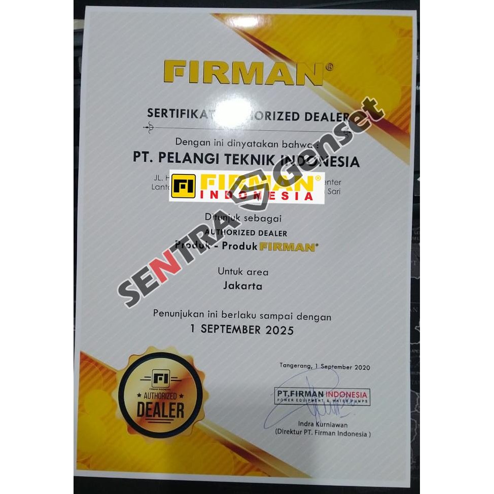 Terpopuler Genset 10 Kva. 8000 Watt. Firman Fpg10999E5 Terlariss 