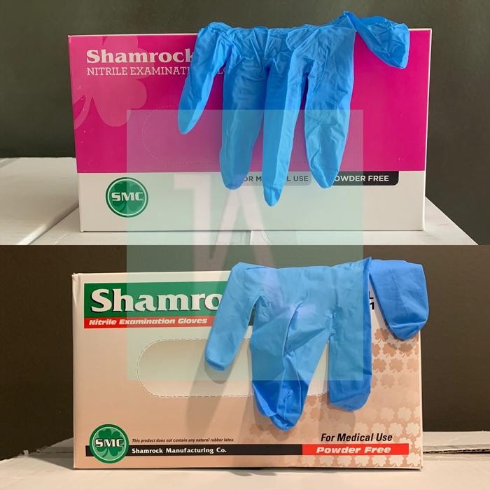 KJB Shamrock Nitrile Powder Free / Sarung Tangan Nitrile