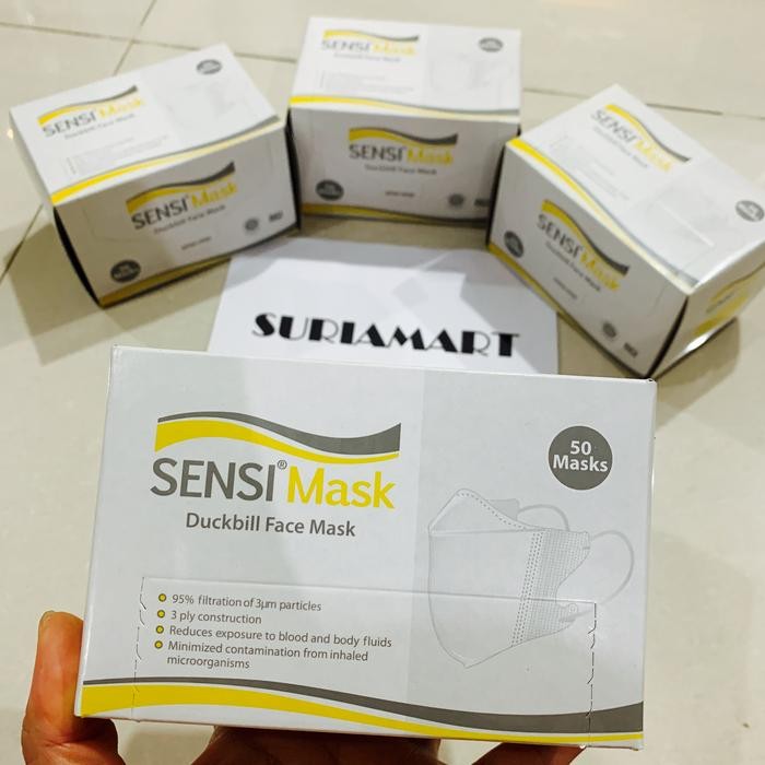 KJB Masker Sensi Duckbill Murah Per Box isi 50