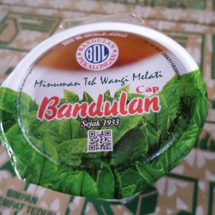 Super Teh bandulan gelas wangi melati 1 dus isi 24 gelas / teh Pekalongan