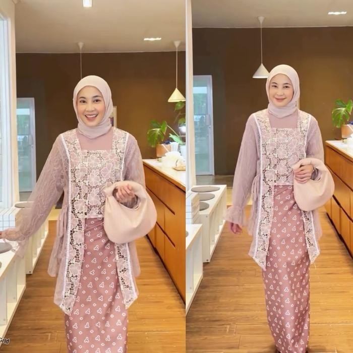 CELIN OUTER BRUKAT OUTER OUTER TUNIC OUTER KEBAYA KEBAYA KUTUBARU KEBAYA MODERN