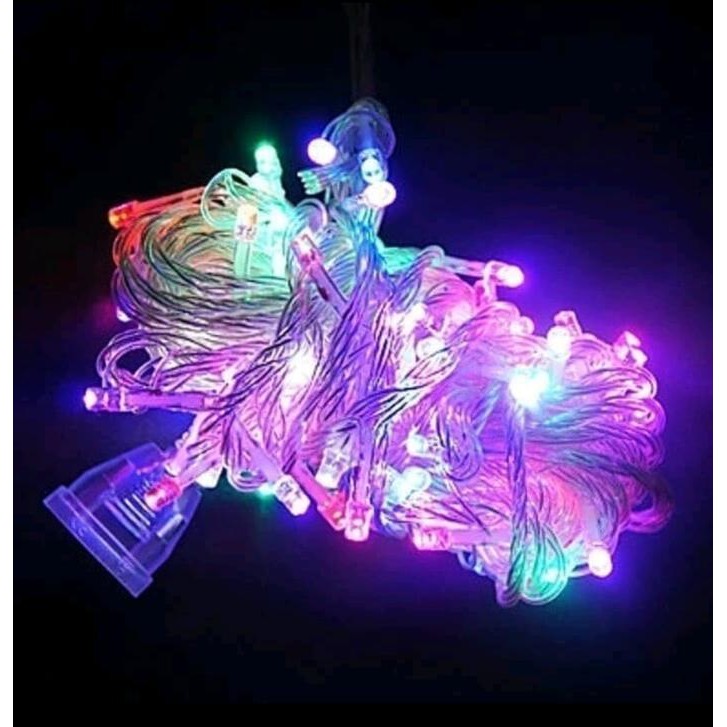 LAMPU LED TUMBLR / LAMPU STRIP DEKORASI WATERPROOF( DENGAN BATERAI) 1M 10 LED+ BATERAI