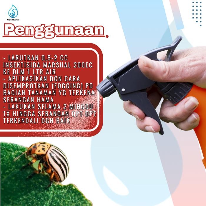 NewsBanget- Pestisida Insektisida Karbosulfan Marshal 200Ec - 100Ml