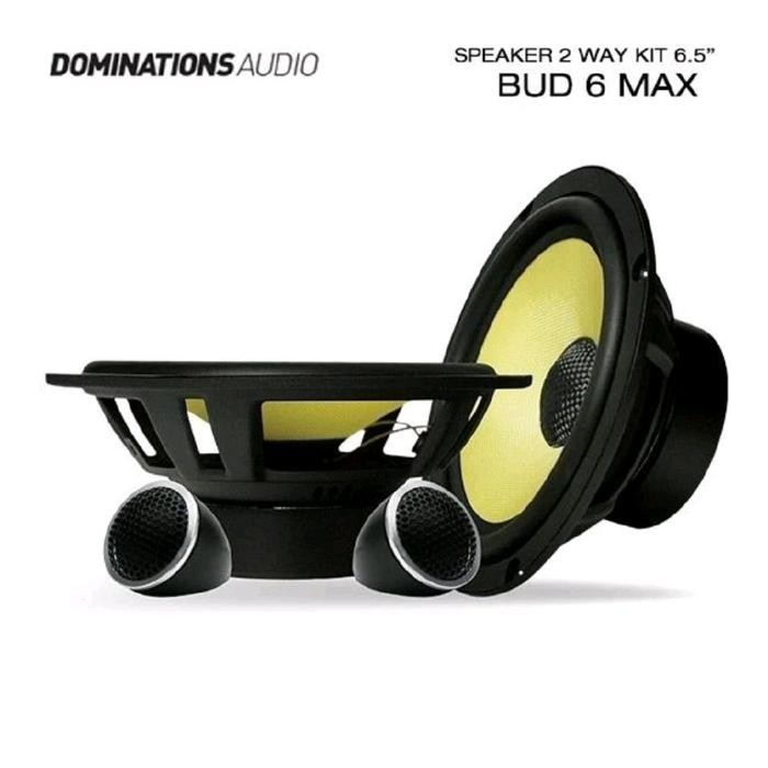 Speaker split 2 Way Domination Bud 6 Max ukuran 6,5 inch (BARU)