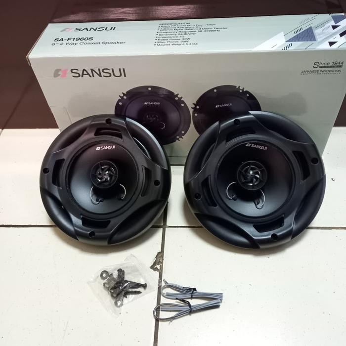 Speaker Coaxial Sansui SA-F1960S 6 Inch / Speaker Mobil Sansui