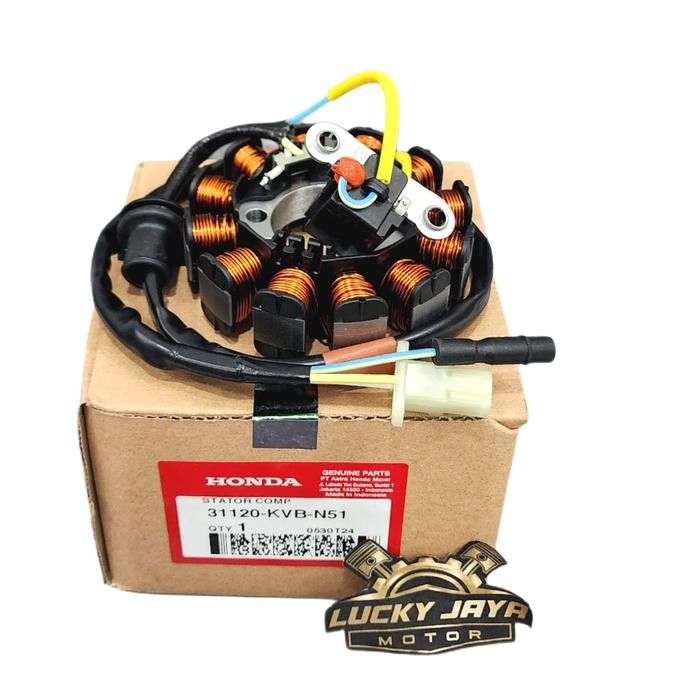 Spul Stator Spool Spol Vario 110 Karbu Lama Cbs Kvb Original Ahm #Gratisongkir