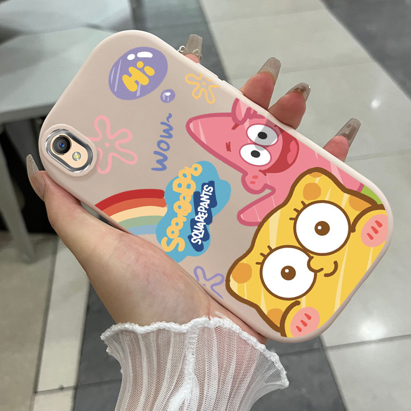 Casing Hp Untuk OPPO A37 A37F Case Casing Karakter anime kartun HP Kasing bulat gemuk Cesing Silikon