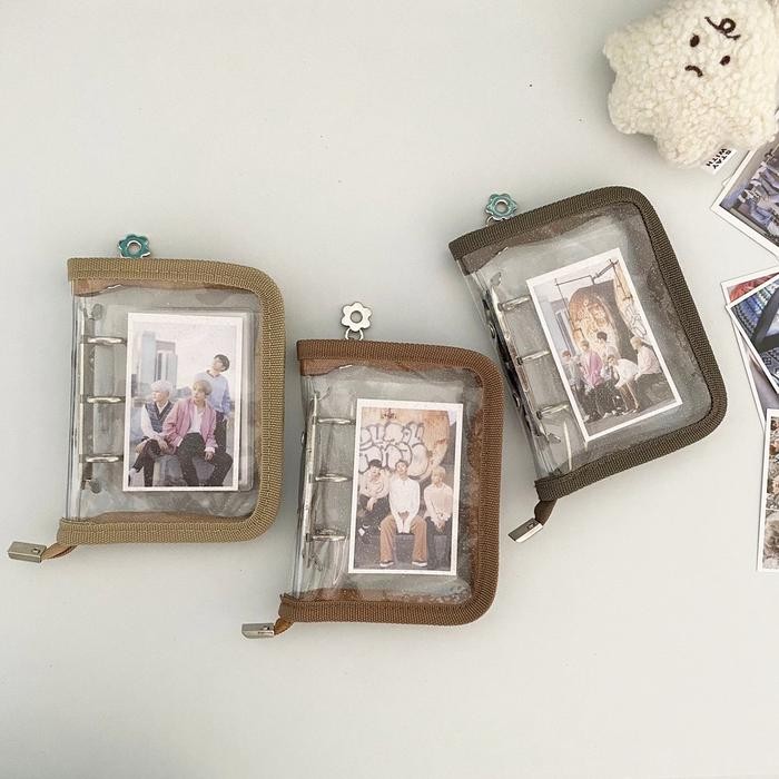 0emp- [Miloli] Free Photocard Bts Mini Binder Aesthetic For Photocard Binder Lomo Card