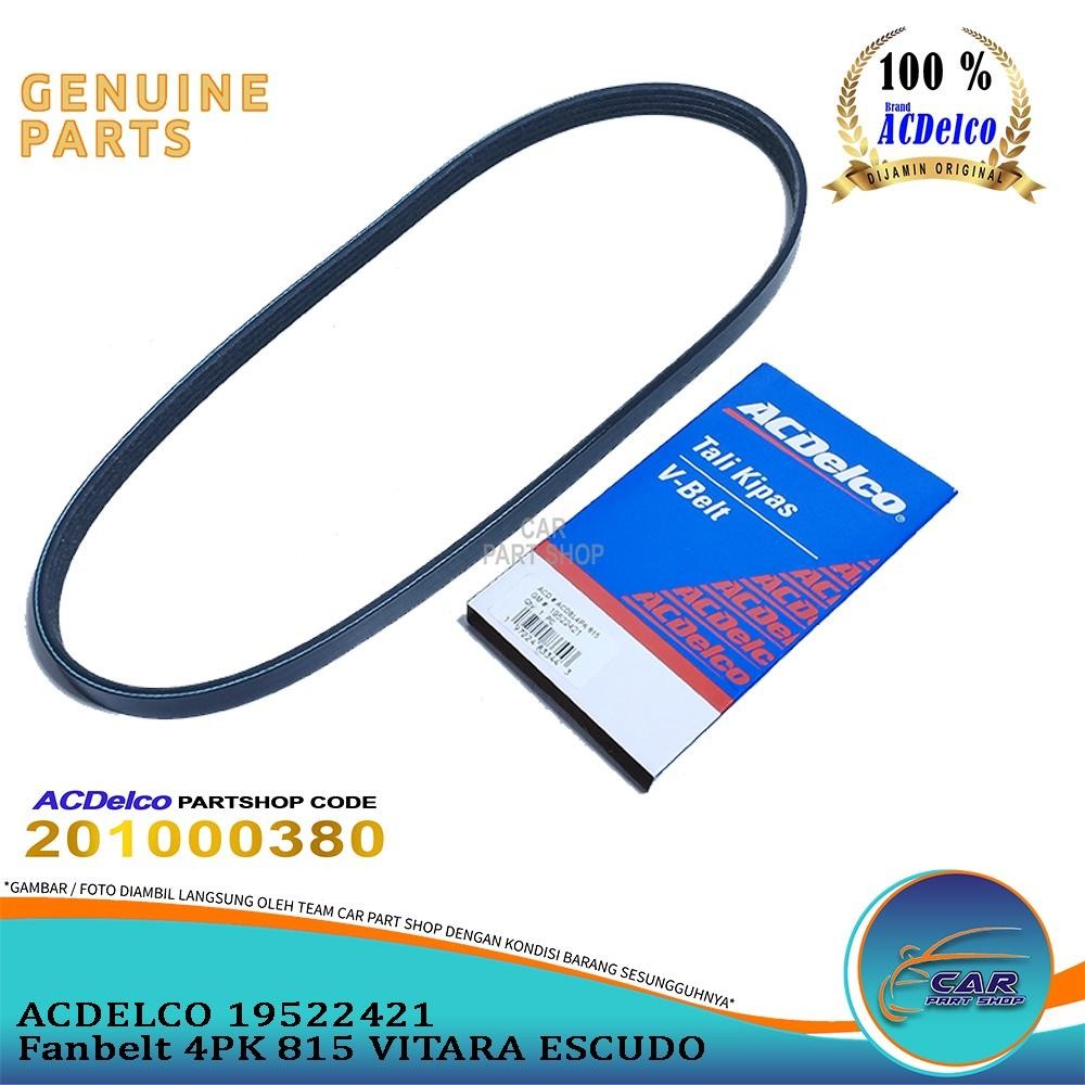 Fanbelt V Belt Fan Belt 4PK 815 VITARA ESCUDO Ac Delco