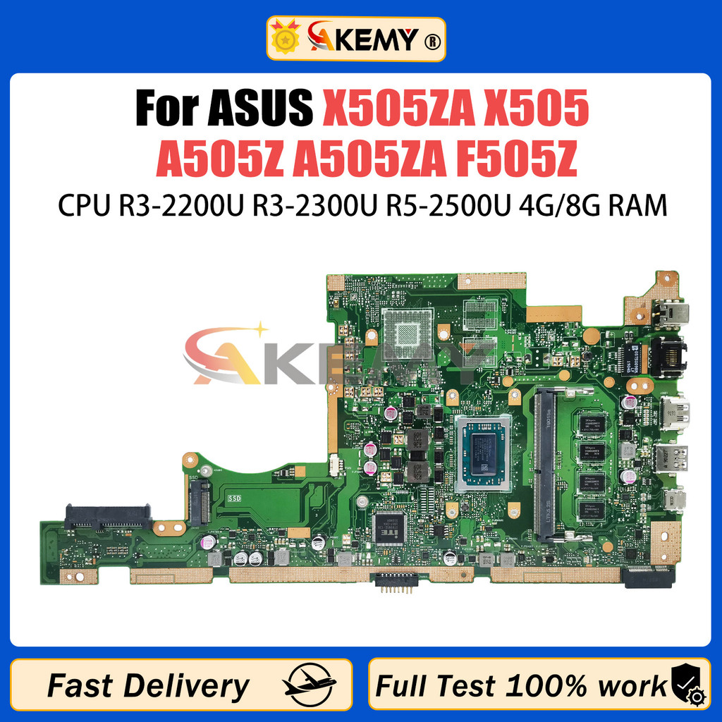 Casing Laptop AKEMY X505ZA Mainboard For Asus Vivobook 15 X505 A505Z A505ZA F505Z Laptop Motherboard