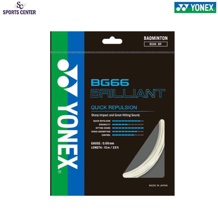 Senar / String Badminton Yonex BG 66 / BG-66 / BG 66 Brilliant SP