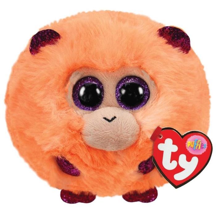 NEW TY TOYS PUFFIES COCONUT MONKEY - BONEKA HEN MONYET ANAK
